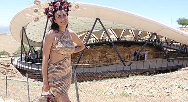 Göbeklitepe'de moda çekimi yapıldı