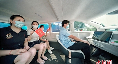 Yüzde 100 güneş enerjisiyle çalışan araç, Çin turnesine başlıyor