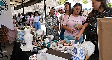 Kayseri Altın Eller Geleneksel El Sanatları Festivali'ne Yoğun İlgi