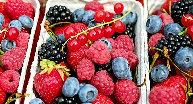 Mavi-Mor Renkli 5 Yaz Meyvesi