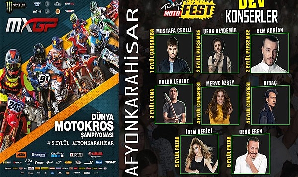 MXGP of Turkey ve MOTOFEST Afyonkarahisar'da yapılacak