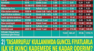 Elektrikte Kontrollü Tüketim Düşük Fatura