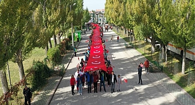 Eskişehir'de “Doğadan Şehre Cumhuriyet Yürüyüşü” gerçekleştirildi