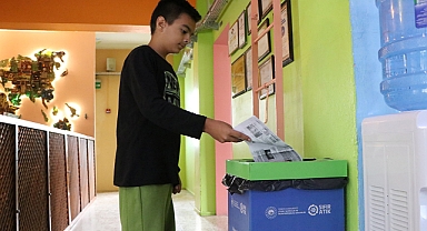 İzmir'in kırsal mahallesindeki okulda sıfır atık 'yaşam biçimi' oldu