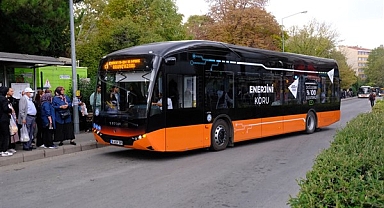  Yüzde yüz elektrikli otobüsler test sürüşüne çıktı