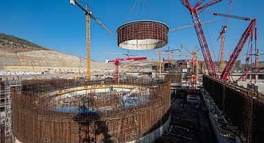 AKKUYU NGS’NİN 3’ÜNCÜ GÜÇ ÜNİTESİ’NDE İÇ KORUMA KABUĞUNUN MONTAJININ BİR AŞAMASI DAHA TAMAMLANDI