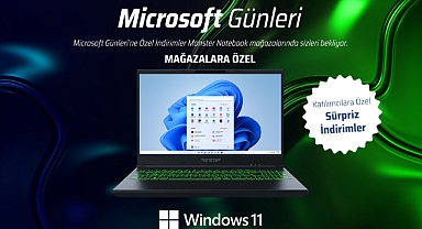 Avantajlarla dolu “Microsoft Günleri” tüm Monster Notebook mağazalarında!