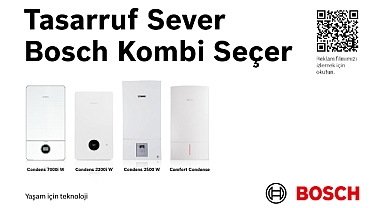 Çevre dostu Bosch Termoteknoloji'den yüksek doğalgaz tasarrufu sağlayan kombiler