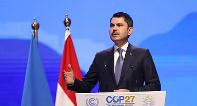 COP27'de Bakan Kurum'dan 
