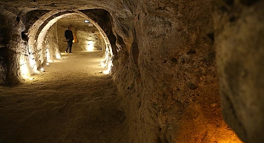 Kapadokya'nın yer altı şehirleri yurt içi ve dışından turist çekiyor