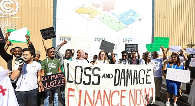 Mısır'da İklim aktivistleri gösteri yaptı