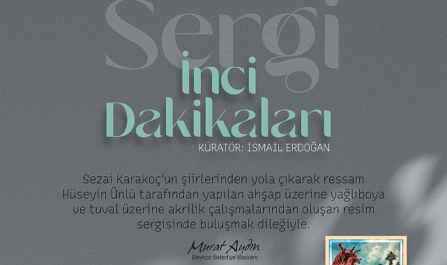 SEZAİ KARAKOÇ TUVALDE HAYAT BULAN ŞİİRLERİ’YLE BEYKOZ’DA ANILIYOR