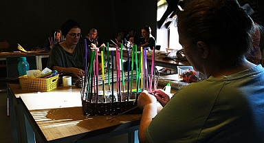 Atıklar sanata dönüşüyor