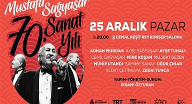 İstanbul’da Sağyaşar’ın 70. sanat yılı kutlanacak