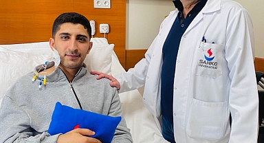 -KALBİNDE BEŞ DELİK BULUNAN HASTA SANKO’DA AMELİYAT EDİLDİ