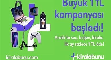 Kiralabunu.com 1 TL kampanyasıyla teknolojiyi herkese ulaşabilir hale getiriyor