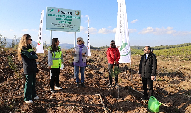 SOCAR Türkiye geri dönüştürdüğü kağıtlardan 10 bin fidanlık orman oluşturdu