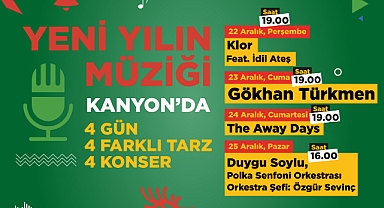 YENİ YILIN MÜZİĞİ KANYON’DA