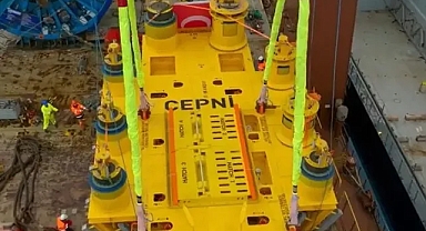 Çepni deniz tabanına indi