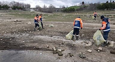 İBB, barajlardaki atıkları temizliyor