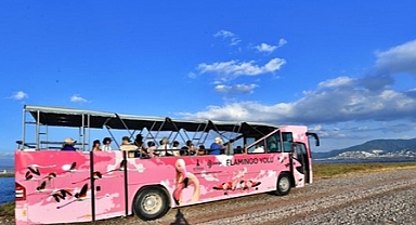 İzmir’de Flamingo Yolu turu 4 binin üzerinde ziyaretçi ağırladı