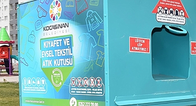 Kayseri'de 228 ton kıyafet atığı geri dönüşümle ekonomiye kazandırıldı