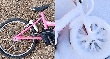 Metrelerce karla örtünen Bahçesaray yolunda bu sene yoğun kar yok