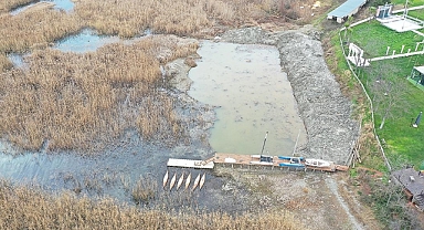 Sapanca Gölü'nde su seviyesi düşüşte