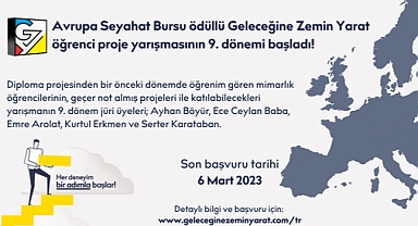 9. Geleceğine Zemin Yarat Öğrenci Proje Yarışması Başladı!