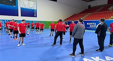 A Milli Erkek Hentbol Takımı, Lüksemburg maçı hazırlıklarına başladı