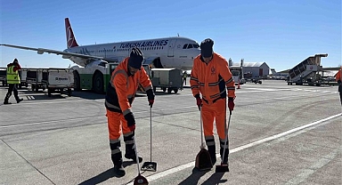 Adıyaman Havalimanı’nın temizliğini Bağcılar Belediyesi yapıyor