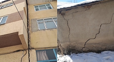 Afet Bölgesi Kapsamına Alınan Gürün'de Hasar Tespit Çalışmaları Sürüyor