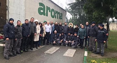 Aroma deprem bölgelerine destek vermeye devam ediyor