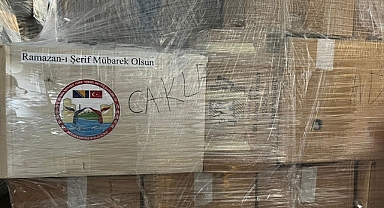 Bosna Hersek'te Türkiye'nin dağıttığı ramazan paketi kutuları yardımla dolduruldu