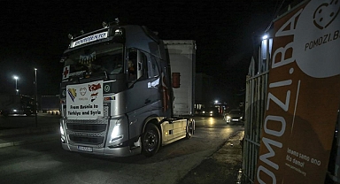 Bosna Hersek'ten deprem bölgesine 54 yardım tırı gönderildi