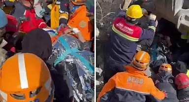 Depremin 228. Saatinde Enkazdan Bir Kadın ve İki Çocuk Kurtarıldı