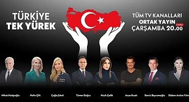 Depremzedelere Yardım İçin Tüm Kanallarda Ortak Yayın: