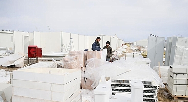 Eskişehir'den prefabrik evler deprem bölgesine gönderiliyor