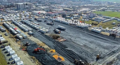 Geçici barınma ağları kuruluyor, konteyner seferberliği hızlandı
