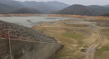 Gökçe Barajı'nda su seviyesi yüzde 25 olarak ölçüldü