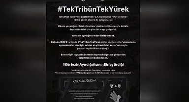 Göztepe ve Karşıyaka’dan depremzedeler için temsili maç: TekTribünTekYürek