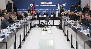 Hatay'da Afet Koordinasyon ve Değerlendirme Toplantısı yapıldı