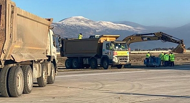 Hatay Havalimanı onarımı başladı