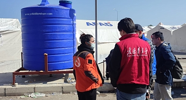 Hayata Destek Derneği, Afet Bölgesinde Temiz Su ve Hijyenin Önemine Dikkat Çekiyor