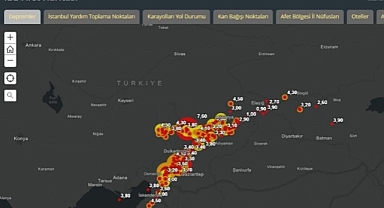 İBB Afet Haritası Tüm Verileri Bir Araya Topluyor