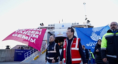 İBB’NİN İKİ GEMİSİ HATAY’DA GÖREVE BAŞLADI