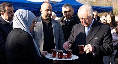 İngiltere Kralı Charles, Türkiye İçin Yardım Çalışması Yapan Gönüllüleri Ziyaret Etti