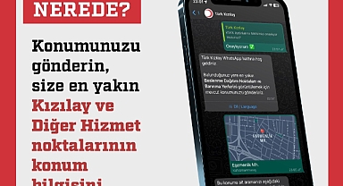 Kızılay’dan “Deprem Bölgesinde En Yakın Kızılay Hizmet Noktası Nerede” Uygulaması