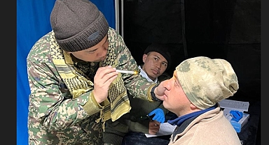 Malezya Ordusu Tarafından Kurulan Sahra Hastanesinde Depremzedelere Hizmet