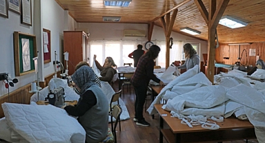 Muğla'da Üretilen 10 Bin Uyku Tulumu Deprem Bölgelerine Gönderilecek